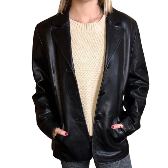Wilson leather pelle studio leather jacket - Picture 1 of 8